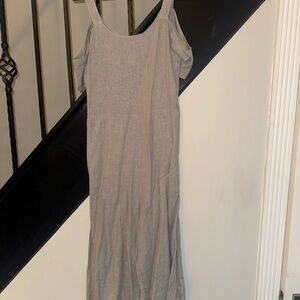 bobi Light Gray Maxi Dress